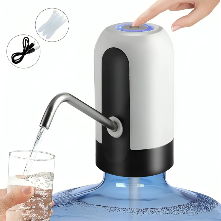 Automatic USB Rechargeable Electric Water Dispenser Pump | Portable Bottle Water Pump for Home, Office & Outdoor Use